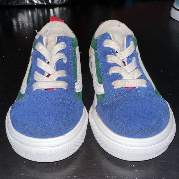 Toddler 5C Vans Slip On Color Block - Picture 3 of 6